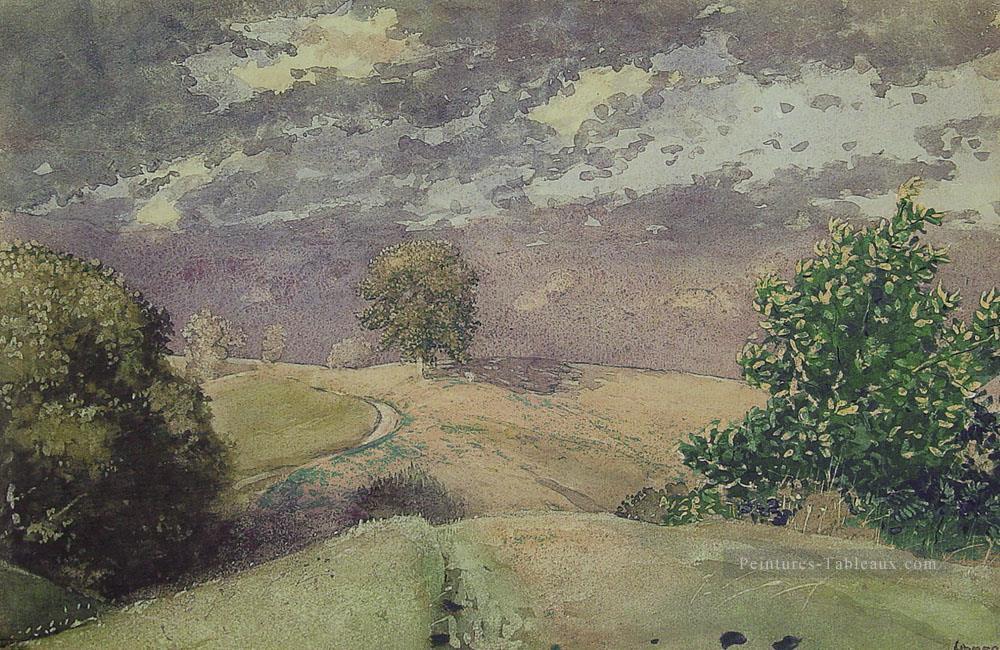 Automne Montagneville New York Winslow Homer aquarelle Peintures à l'huile